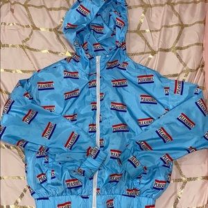 “Pleasures” Blue Bomber Jacket